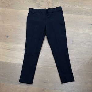 LOFT sz 10 Classic Black Trousers skinny dinner pants